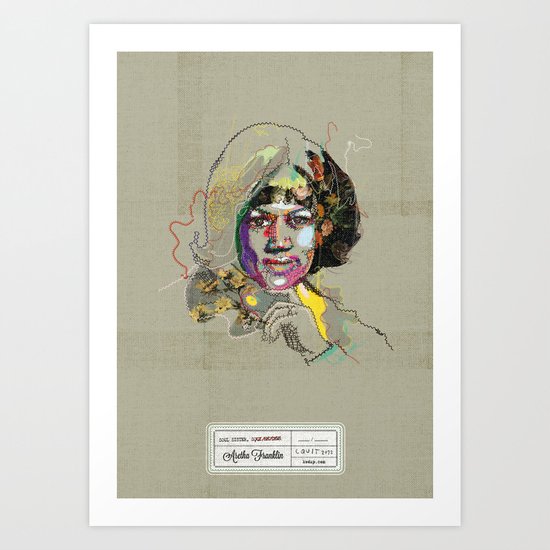 Aretha Franklin - Soul Sister | Soul Brother Art Print