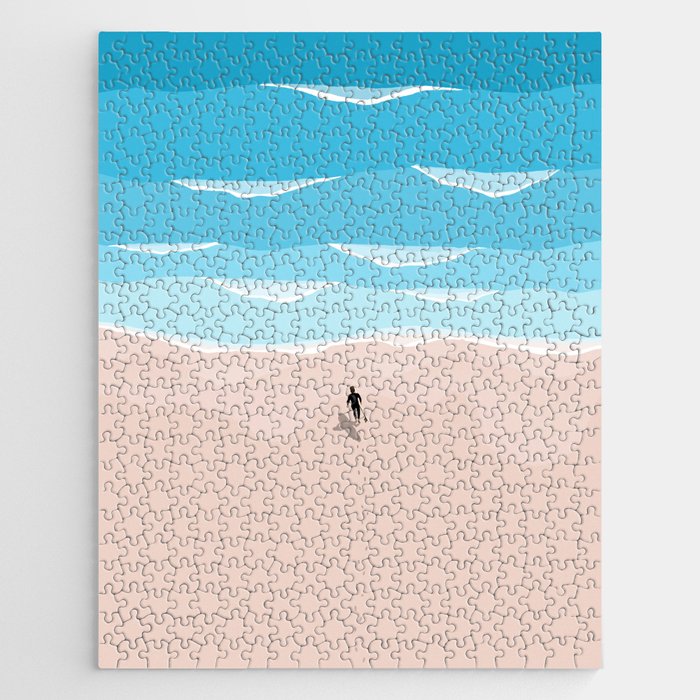 Gone Surfing | Illustration  Jigsaw Puzzle