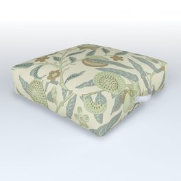 Fruit or Pomegranate by William Morris  Outdoor Floor Cushion