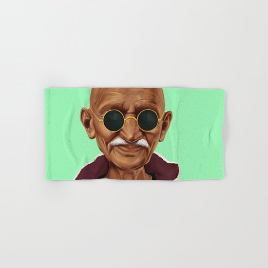 Hipstory - mahatma gandhi Hand & Bath Towel