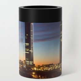 Spain Photography - Four Tall Buildings In Downtown Madrid Can Cooler