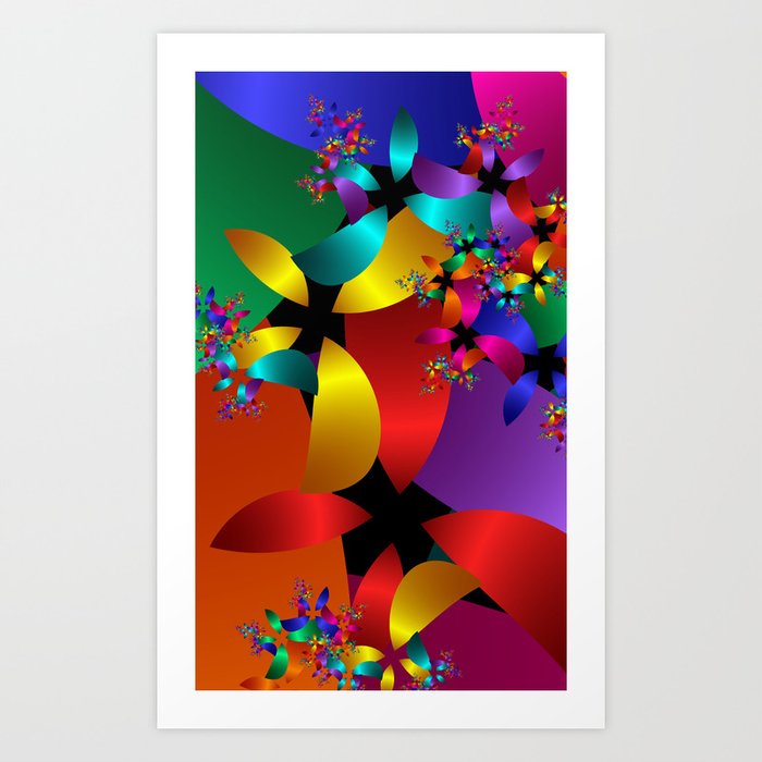 fractal geometry -120- Art Print