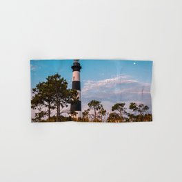 Bodie Island Lighthouse Outer Banks North Carolina Beach Landscape Print Hand & Bath Towel
