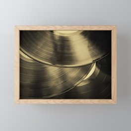 Vintage Vinyl II Framed Mini Art Print