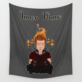 Inner flame Wall Tapestry