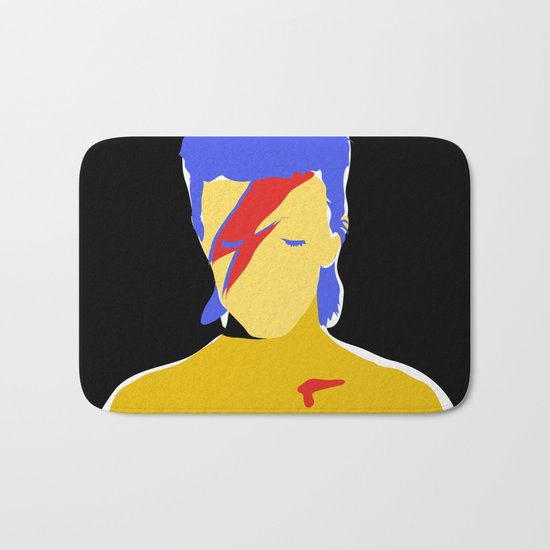 David Bowie Bath Mat