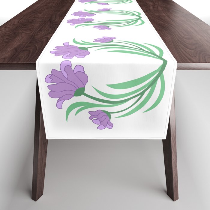 Floral Emblem Table Runner
