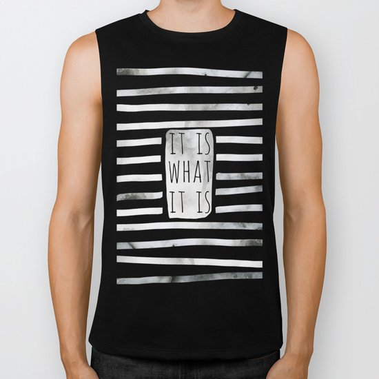 It Is What It Is (Mint) Biker Tank