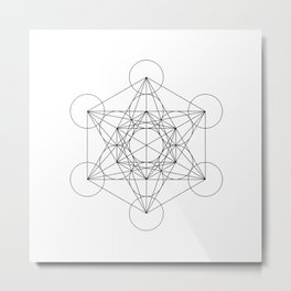Metatron's cube Metal Print