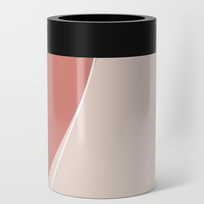 Pink & lines Can Cooler
