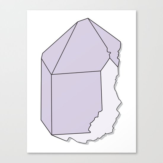 Amethyst Quartz Canvas Print
