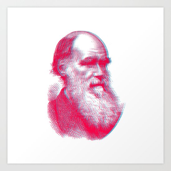 Charles Darwin Art Print