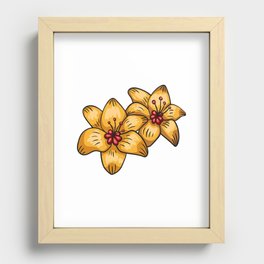 Lily Lilies Flower Gift Love Recessed Framed Print