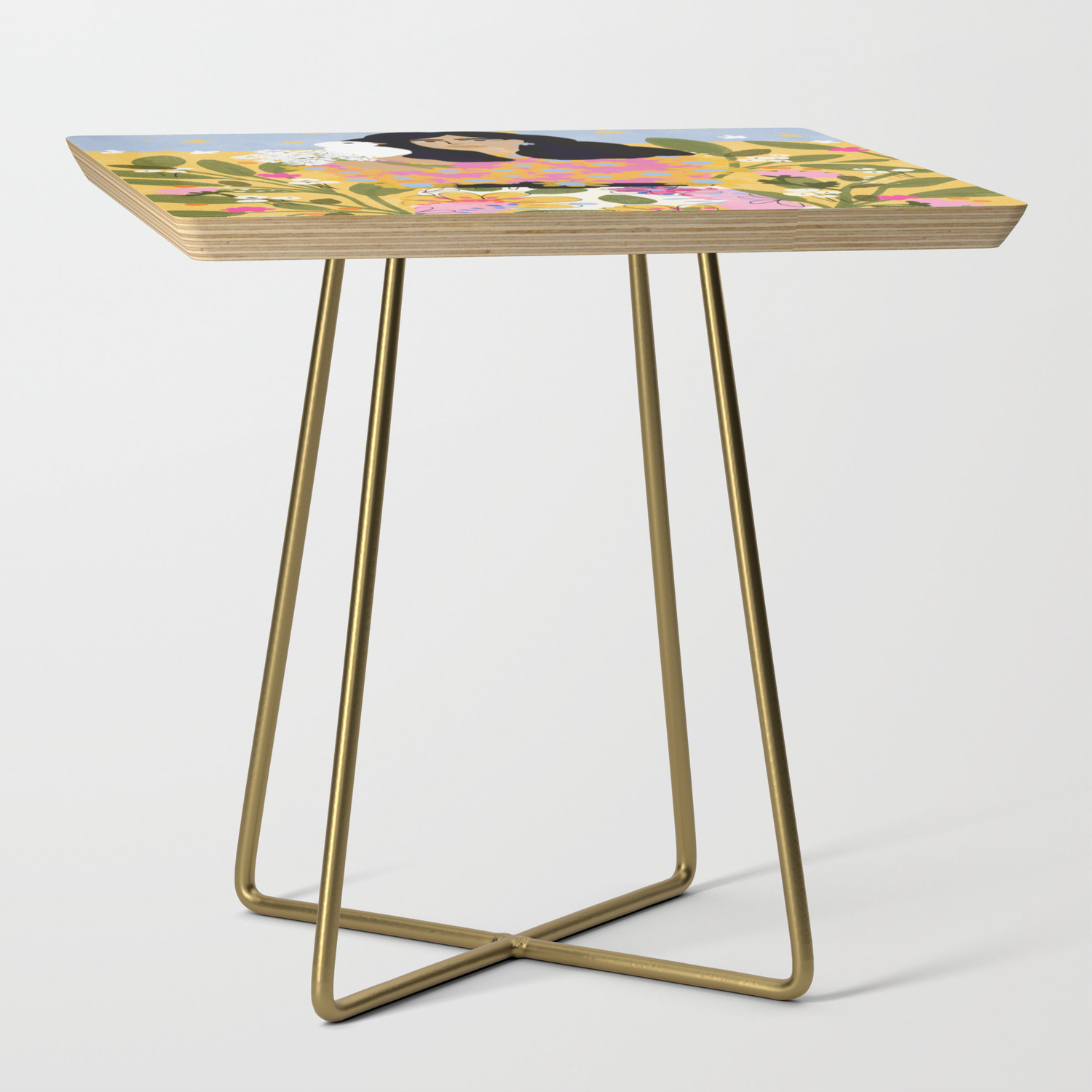 Jungle Freedom Side Table By Aljahorvat Society6