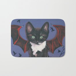 Bat~Cat Bath Mat