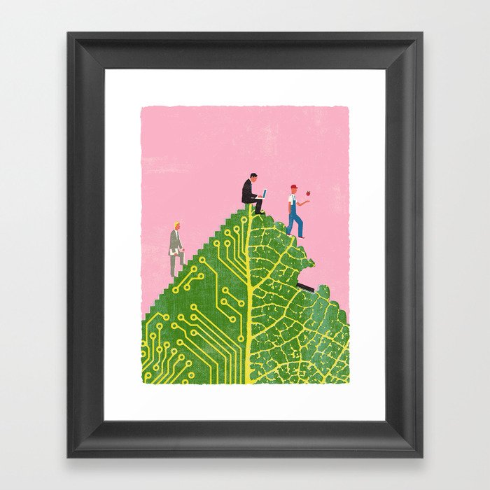 Cultivating the seeds of innovation Framed Art Print