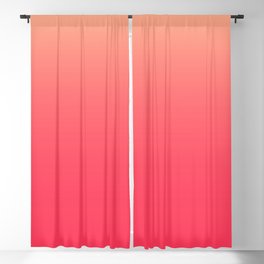 Coral Pink Ombre Blackout Curtain
