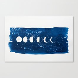 Moon Phases Canvas Print