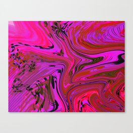 Let it Be Hot Pink Canvas Print