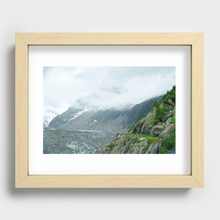 French Alps Recessed Framed Print