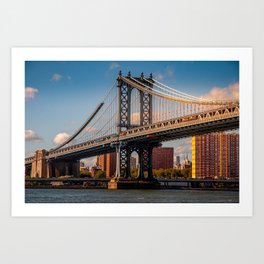 Manhattan Bridge | USA | New York | Fine art urban travel photography print | Art Print Art Print