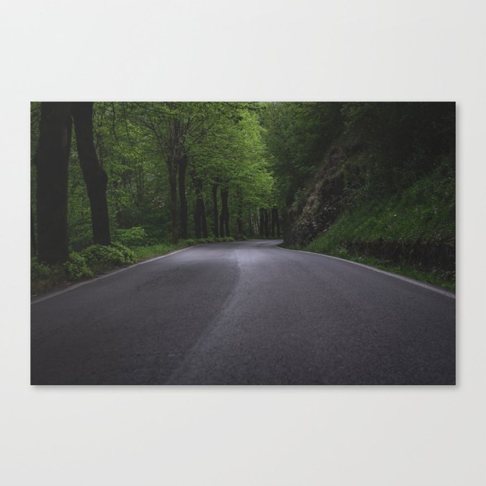 Italian country road Canvas Print