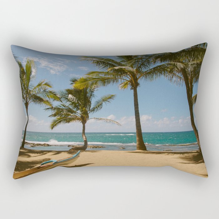 Another Day in Paradise Rectangular Pillow