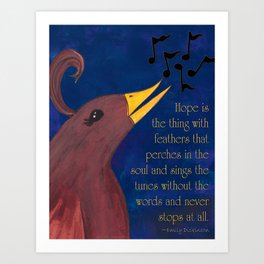 A Song of Hope Art Print