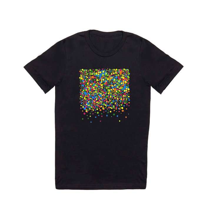 Rain of colorful confetti T Shirt