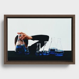 The Beakers Framed Canvas