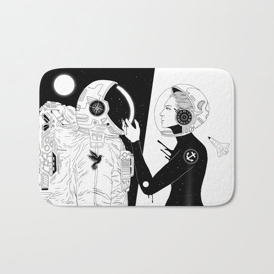 I Found a Space for Us Bath Mat