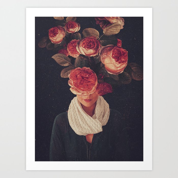 The smile of Roses Art Print