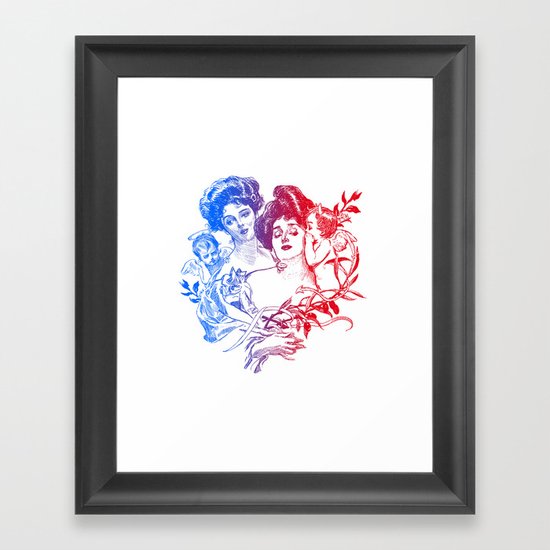 Little Whispers Framed Art Print
