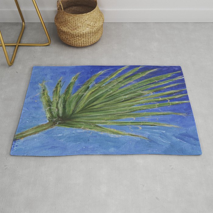 Palm Frond Rug
