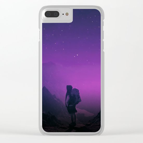 Not all those who wander are lost Clear iPhone Case