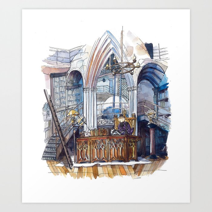 Dumbledore's office Art Print