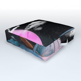 Parked Planet View Outdoor Floor Cushion