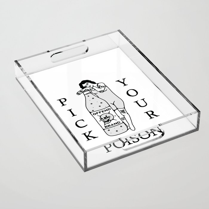 Pick Your Poison Acrylic Tray