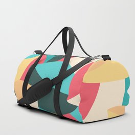 Colorful Leaves Foliage Abstract Nature Art In Summer Beach Color Palette Duffle Bag