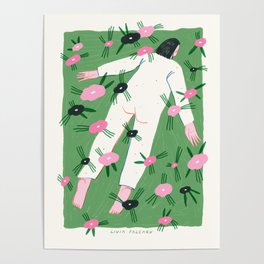 Plantasia Poster | Illustration, Fantasy, Plant, Plants, Happy, Flowers, Curated, Nature, Illustrator, Digital 