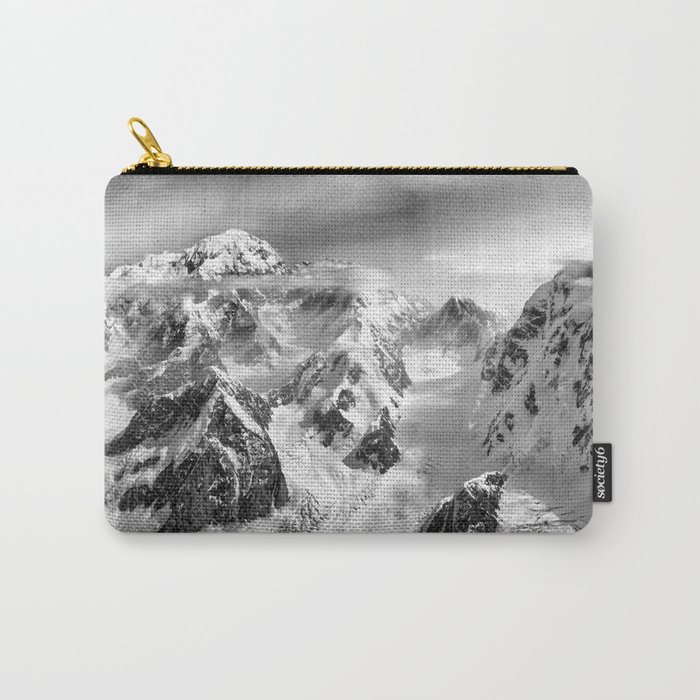 Denali Massif from the Air - Denali & Foraker Carry-All Pouch