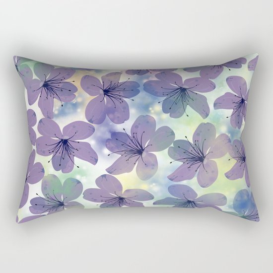Floral Pattern #4 Rectangular Pillow