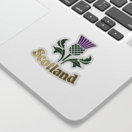 Scottish emblem thistle Sticker