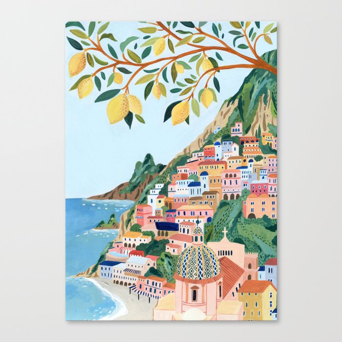 Positano, Italy Canvas Print