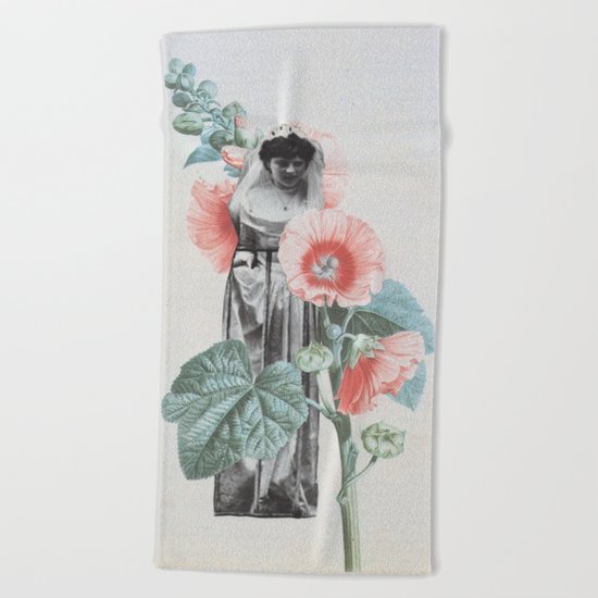 Botanical Bride Beach Towel