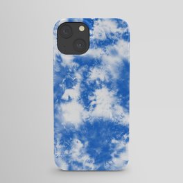 Blue Tie Dye & Batik iPhone Case