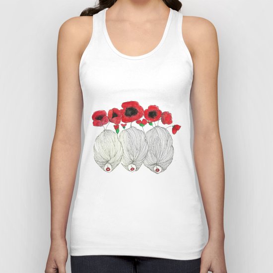 Poppy Girls Unisex Tank Top