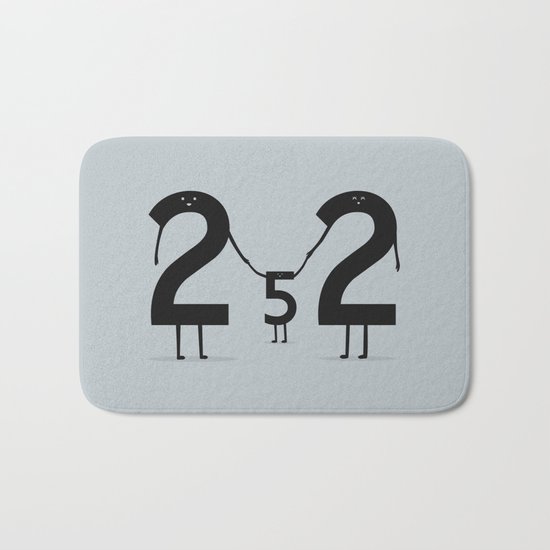2 + 2 = 5 Bath Mat
