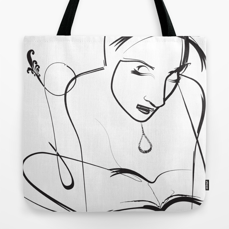 Sketch Wall Art Tote Bag By Koliavasilis Society6