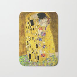 The Kiss by Klimt Bath Mat | Kiss, Secession, Canvas, Vienna, Wallart, Gustav, Klimt, Digital, Art, Nouveau 